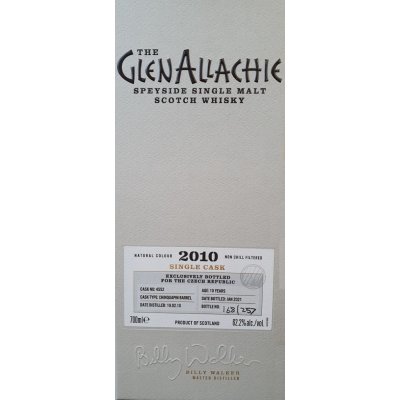 GlenAllachie Chinquapin Barrel Cask no. 4552 2010 62,2% 0,7 l (karton)