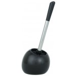 Wenko Polaris WC štětka, keramika, černá, 37x15x15cm – Zboží Mobilmania