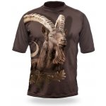 Tričko Hillman Gamewear 3D Myslivecké kr. rukáv Kozorožec 3D b. Dub – Hledejceny.cz