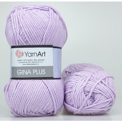 Yarn Art Gina Plus 19 pastelově fialová