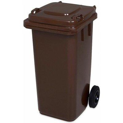 Lobster 106589 Popelnice hranatá 240l PVC-hnědá – Sleviste.cz