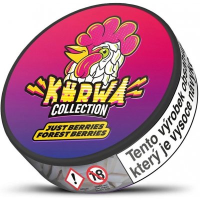 Kurwa collection just berries forest berries 12 mg 20 sáčků – Zboží Dáma