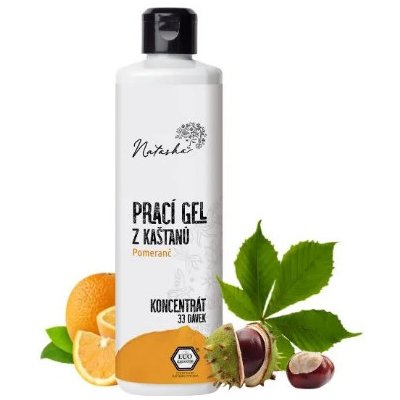 Natasha prací gel z kaštanů Pomeranč 500 ml – Zboží Mobilmania