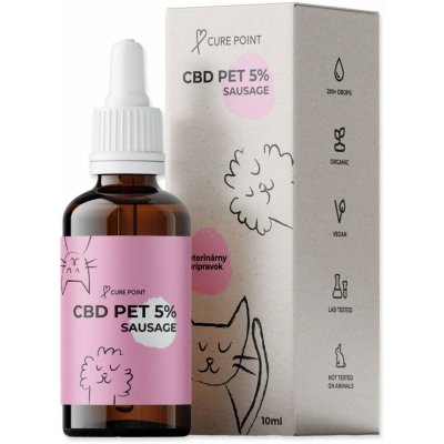 CurePoint CBD olej pro zvířata kuře 10 ml – Hledejceny.cz