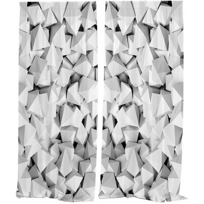 IMPAR Závěsy Octahedron (Rozměr : 140x250, Materiál: Interlock) – Hledejceny.cz