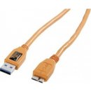 Tether Tools CU5454 USB 3.0 A/Micro B, 4,6m, oranžový