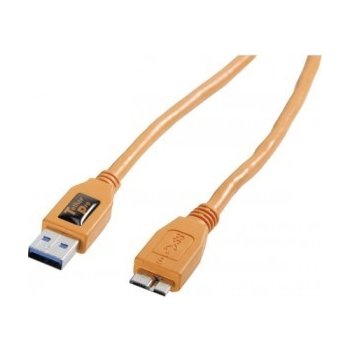 Tether Tools CU5454 USB 3.0 A/Micro B, 4,6m, oranžový