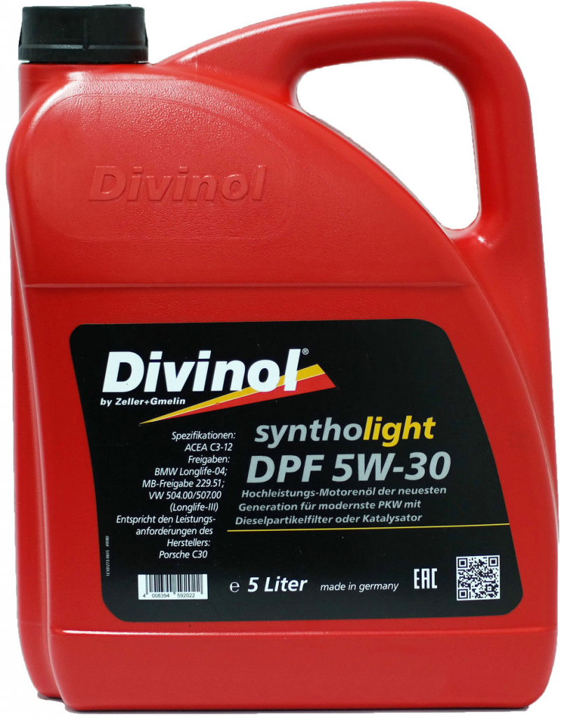 Divinol Syntholight DPF 5W-30 5 l
