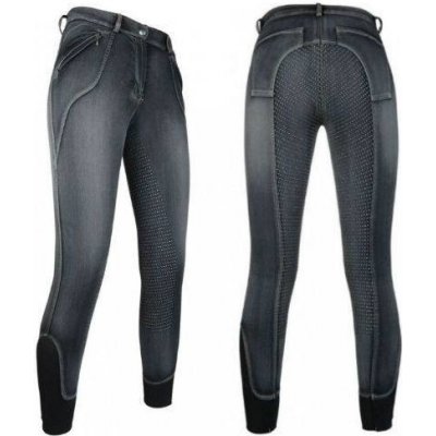 HKM rajtky Sedona Denim full silikon denim šedá – Zboží Dáma