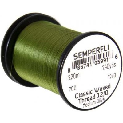 Semperfli Nit Classic Waxed Thread 12/0 Medium Olive – Hledejceny.cz