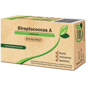 Vitamin Station Rychlotest Streptococcus A 1 ks