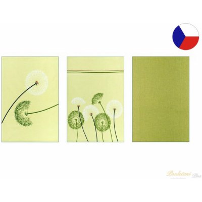 Sleep-well PAMPELIŠKA 50x70cm 3ks pistáciová – Sleviste.cz