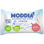 Moddia Dezinfekční ubrousky citron 80 ks – Zboží Dáma