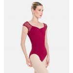 Dámský baletní trikot So Danca s krajkou Mirielle SL208 vínová – Sleviste.cz