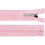 Zip kostěný dělitelný No 5 délka 30 cm - bundový s ozdobným jezdcem barva 133 růžová světlá – Hledejceny.cz