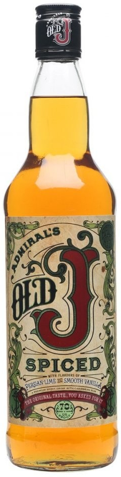 Old J Spiced 35% 0,7 l (holá láhev)