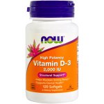 Now Foods Vitamin D3 2000 IU 120 kapslí – Hledejceny.cz