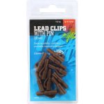 Giants Fishing Závěs na Boční Olovo Lead Clip with Pin Brown 10 ks – Zboží Mobilmania