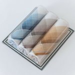 Etex Pánské světlé kapesníky - set 3 ks M14-4 světlé – Zboží Dáma