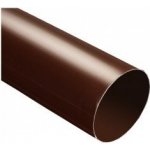 Evromat svod okapový 100 mm 3 m pozink hnědý – Sleviste.cz