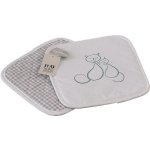 H&D Chňaka potisk, béžová, 21x21 cm – Sleviste.cz