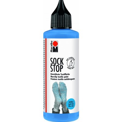 Marabu Sock Stop Protiskluzová barva světle modrá 90ml