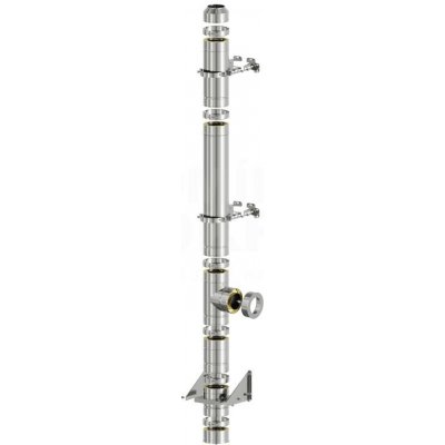 Bokra Nerezový izolovaný komín IZOL EKO 06 200mm 4,46m – Zboží Mobilmania