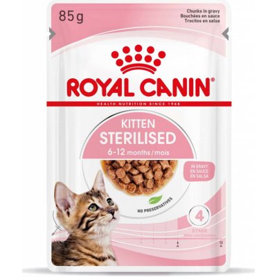 Royal Canin Kitten Sterilised in Jelly 48 x 85 g – Zbozi.Blesk.cz