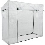Garden Line Zahradní fóliovník na rajčata 200x80x170/148 cm bílý – Sleviste.cz