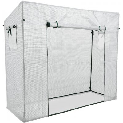 Garden Line Zahradní fóliovník na rajčata 200x80x170/148 cm bílý – Sleviste.cz