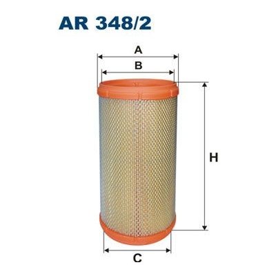 FILTRON AR348/2 Vzduchový filtr (AR348/2) – Hledejceny.cz