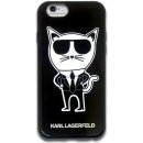 Pouzdro Karl Lagerfeld K-Team TPU iPhone 6/6S černé