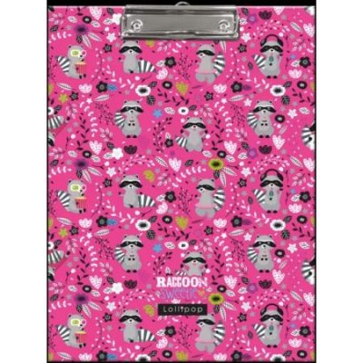 Podložka A4 s klipem Lizzy Lollipop Raccoon 21855352 – Zboží Živě