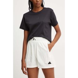 adidas Kraťasy City Escape dámské hladké high waist IW5208 bílá