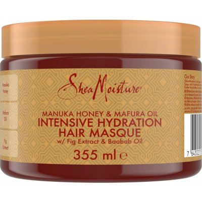Shea Moisture Manuka Honey & Mafura Oil intenzivní hydratační maska na vlasy 355 ml – Zboží Dáma
