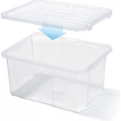 PROSPERPLAST Box plastový s víkem 400x300x200mm Cargobox – Zboží Mobilmania