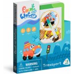 Kouzelné malování vodou Dinosauři omalovánky/blok 12x14cm štětec 8 listů v krabičce – Zboží Dáma