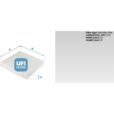 UFI Filtr, vzduch v interiéru 53.315.00 – Hledejceny.cz