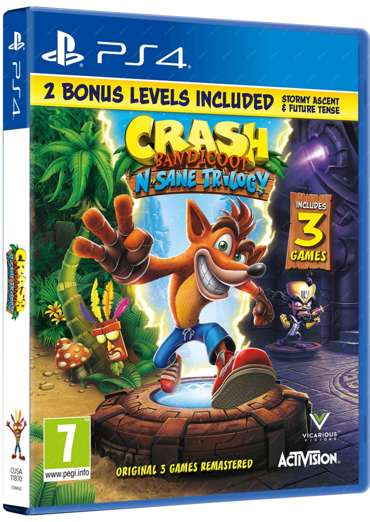 Crash Bandicoot N Sane Trilogy od 628 Kč - Heureka.cz