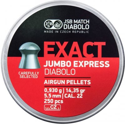 Diabolky JSB Exact Jumbo Express 5,52 mm 500 ks – Zboží Dáma