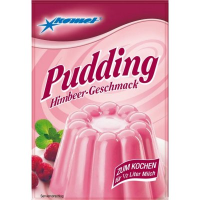 Komet puding Malinový 40 g – Zbozi.Blesk.cz