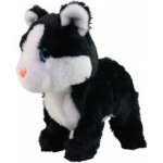 Kočka Micka na baterie reaguje na zvuk 26cm černá – Sleviste.cz