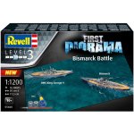Revell Gift-Set lodě 05668 Bismarck Battle 1:1200 – Zboží Dáma