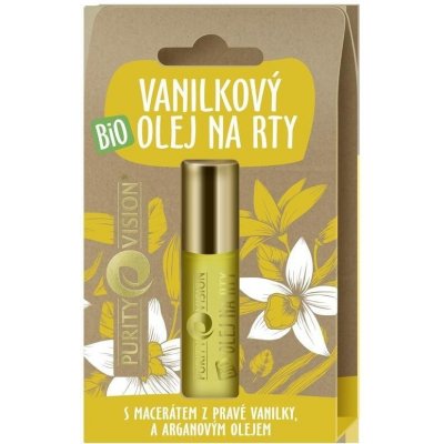 Purity Vision Bio vanilkový olej na rty 10 ml – Hledejceny.cz