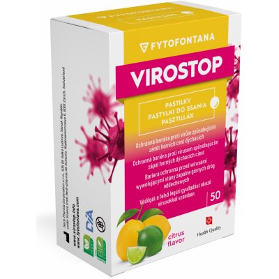 Virostop Pastilky citrus 50 pastilek – Hledejceny.cz