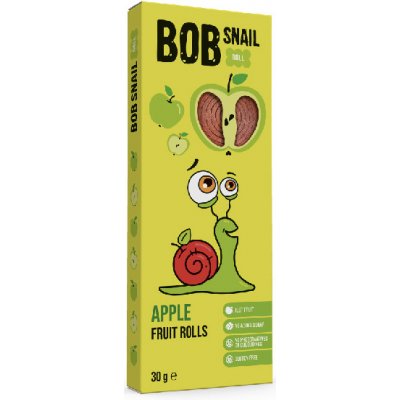 BOB Snail Ovocné rolky Jablko 30 g – Zboží Mobilmania