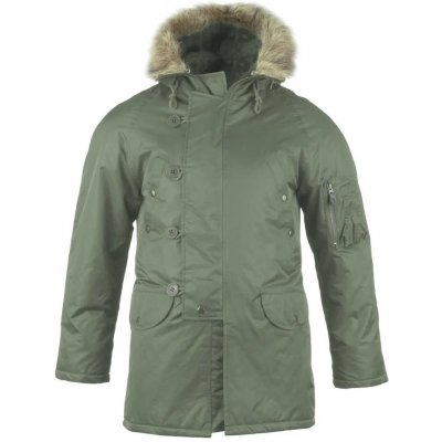 Bunda Mil-tec US pilotní N-3B basic dlouhá zelená – Zbozi.Blesk.cz