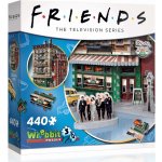 Wrebbit 3D puzzle Přátelé: Central Perk 440 ks – Zbozi.Blesk.cz