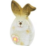 Dommio Zajíček keramický s květinou 14,5 cm – Hledejceny.cz