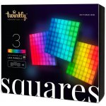 Twinkly Chytré nástěnné LED panely Square 64 diod 3 x vícebarevné – Hledejceny.cz